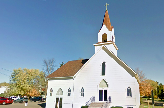 Grace Baptist Church in the Village of Boyceville, Wisconsin.