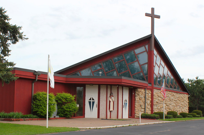 St. Luke's Catholic Church in the Village of Boyceville, Wisconsin.