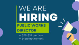 We Are Hiring A Public Works Director